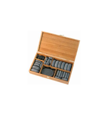 coffret 45 pièces de pierres chaudes