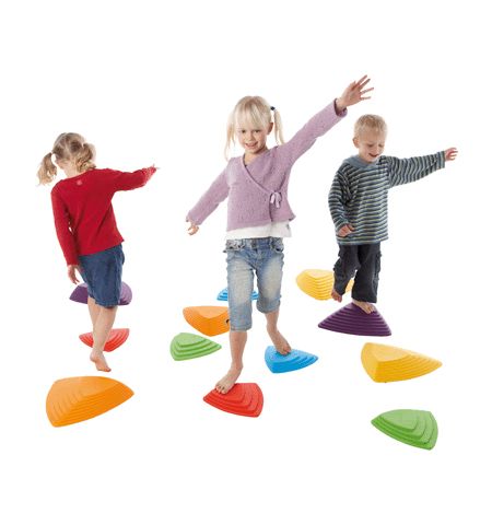  Lot de 6 pierres de riviere