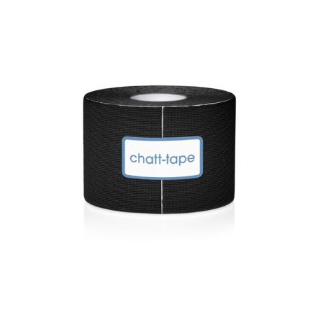 Chatt-Tape Bande de kinésiologie Noir par 12 rouleaux