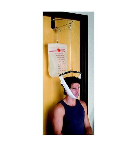Dispositif de traction cervicale pour dessus de porte